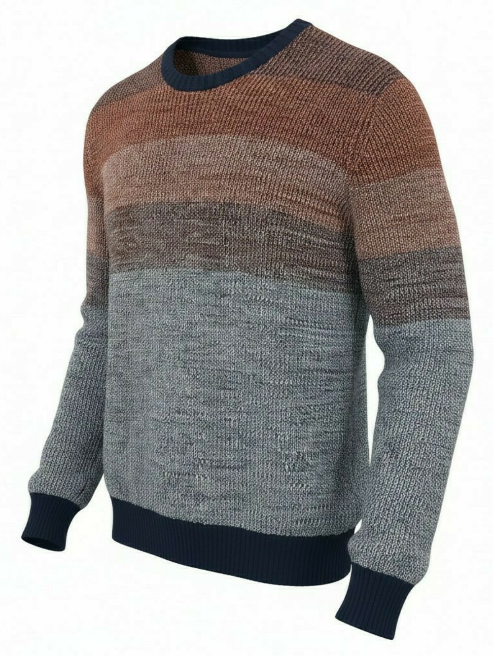 American Rag  Men's Ombre Colorblock Knit Crewneck Sweater Size Large